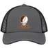 Lehigh Stealie Premium Unisex Trucker Cap — Design: Lehigh University — Charcoal/Black