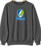 Lehman Stealie Premium Unisex Crewneck — Design: Lehman College — Dark Heather