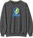 Lehman Stealie Premium Unisex Crewneck — Design: Lehman College — Dark Heather