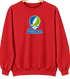 Lehman Stealie Premium Unisex Crewneck — Design: Lehman College — Red