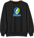 Lehman Stealie Premium Unisex Crewneck — Design: Lehman College — Black