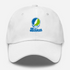 Lehman Stealie Premium Unisex Dad Hat — Design: Lehman College — White