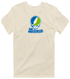 Lehman Stealie Premium Unisex T-Shirt — Design: Lehman College — Sand