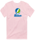 Lehman Stealie Premium Unisex T-Shirt — Design: Lehman College — Light Pink