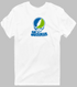 Lehman Stealie Premium Unisex T-Shirt — Design: Lehman College — White