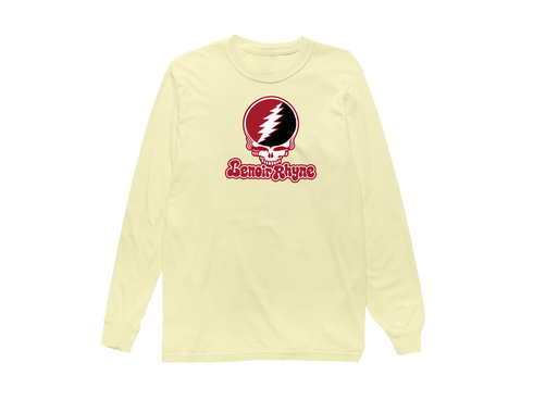 Lenoir Rhyne Stealie Premium Unisex Long-Sleeve — Design: Lenoir Rhyne University — Butter