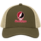 Lenoir Rhyne Stealie Premium Unisex Trucker Cap — Design: Lenoir Rhyne University — Moss/Khaki