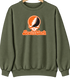 Lewis & Clark Stealie Premium Unisex Crewneck — Design: Lewis & Clark College — Military Green