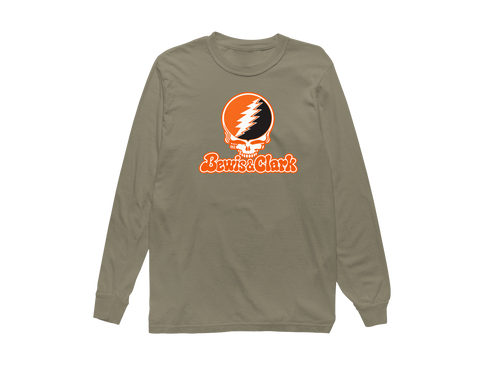Lewis & Clark Stealie Premium Unisex Long-Sleeve — Design: Lewis & Clark College — Sandstone