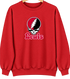 Lewis Stealie Premium Unisex Crewneck — Design: Lewis University — Red