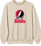 Lewis Stealie Premium Unisex Crewneck — Design: Lewis University — Sand