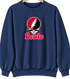 Lewis Stealie Premium Unisex Crewneck — Design: Lewis University — Navy
