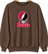 Lewis Stealie Premium Unisex Crewneck — Design: Lewis University — Brown