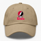 Lewis Stealie Premium Unisex Dad Hat — Design: Lewis University — Khaki