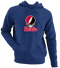 Lewis Stealie Premium Unisex Hoodie — Design: Lewis University — Navy