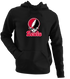 Lewis Stealie Premium Unisex Hoodie — Design: Lewis University — Black