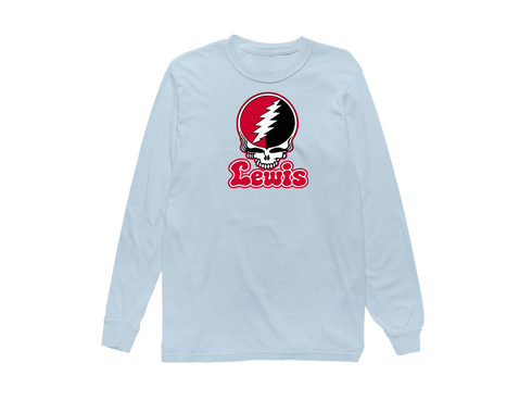 Lewis Stealie Premium Unisex Long-Sleeve — Design: Lewis University — Chambray
