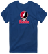 Lewis Stealie Premium Unisex T-Shirt — Design: Lewis University — Navy
