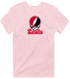 Lewis Stealie Premium Unisex T-Shirt — Design: Lewis University — Light Pink