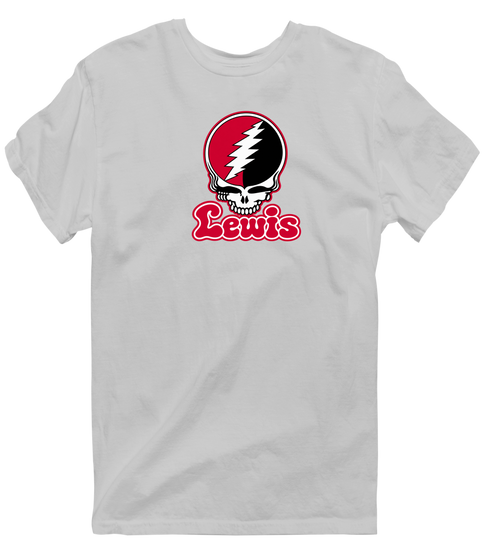 Lewis Stealie Premium Unisex T-Shirt — Design: Lewis University — Sport Grey
