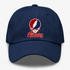 Liberty Stealie Premium Unisex Dad Hat — Design: Liberty University — Navy
