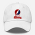 Liberty Stealie Premium Unisex Dad Hat — Design: Liberty University — White