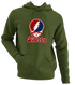 Liberty Stealie Premium Unisex Hoodie — Design: Liberty University — Military Green