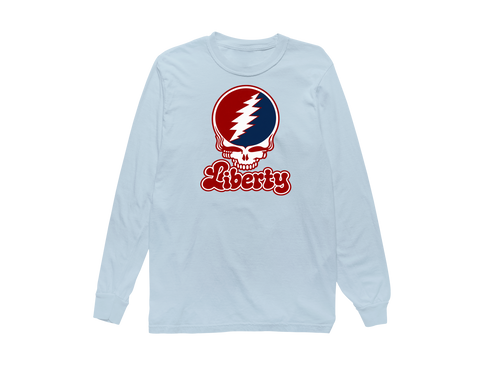 Liberty Stealie Premium Unisex Long-Sleeve — Design: Liberty University — Chambray