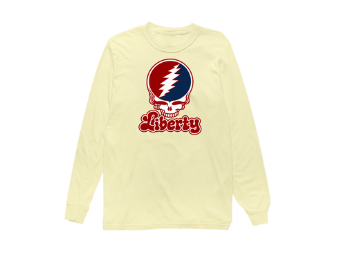 Liberty Stealie Premium Unisex Long-Sleeve — Design: Liberty University — Butter