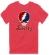 Liberty Stealie Premium Unisex T-Shirt — Design: Liberty University — Heather Red