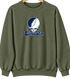 Lincoln Stealie Premium Unisex Crewneck — Design: Lincoln University (MO) — Military Green