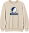 Lincoln Stealie Premium Unisex Crewneck — Design: Lincoln University (MO) — Sand