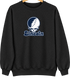 Lincoln Stealie Premium Unisex Crewneck — Design: Lincoln University (MO) — Black