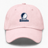 Lincoln Stealie Premium Unisex Dad Hat — Design: Lincoln University (MO) — Pink