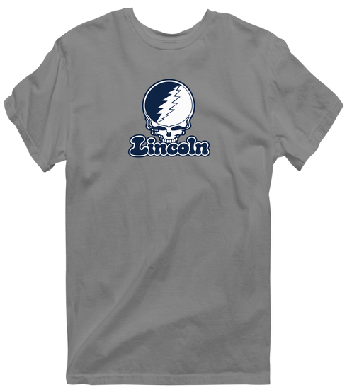 Lincoln Stealie Premium Unisex T-Shirt — Design: Lincoln University (MO) — Dark Heather