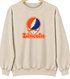 Lincoln Stealie Premium Unisex Crewneck — Design: Lincoln University (PA) — Sand