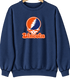Lincoln Stealie Premium Unisex Crewneck — Design: Lincoln University (PA) — Navy