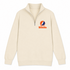 Lincoln Stealie Premium Unisex Quarter-Zip — Design: Lincoln University (PA) — Sand