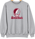 Little Rock Stealie Premium Unisex Crewneck — Design: Arkansas at Little Rock University of — Sport Grey