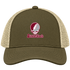 Little Rock Stealie Premium Unisex Trucker Cap — Design: Arkansas at Little Rock University of — Moss/Khaki