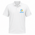 Long Island Stealie Premium Unisex Polo — Design: Long Island University — White