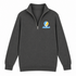 Long Island Stealie Premium Unisex Quarter-Zip — Design: Long Island University — Charcoal