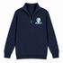 Long Island Stealie Premium Unisex Quarter-Zip — Design: Long Island University — Navy