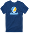 Long Island Stealie Premium Unisex T-Shirt — Design: Long Island University — Navy