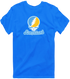 Long Island Stealie Premium Unisex T-Shirt — Design: Long Island University — Royal