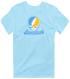 Long Island Stealie Premium Unisex T-Shirt — Design: Long Island University — Light Blue