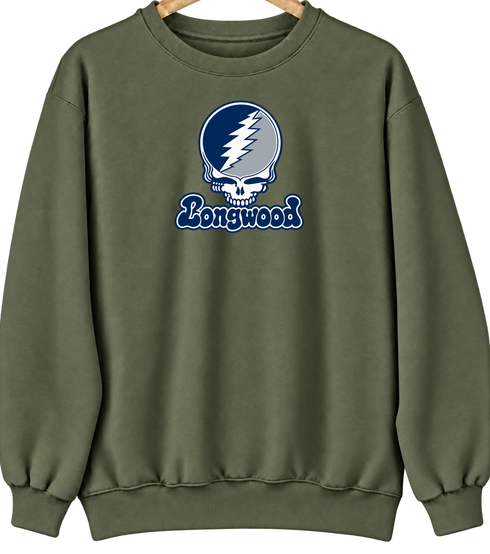 Longwood Stealie Premium Unisex Crewneck — Military Green