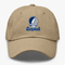 Longwood Stealie Premium Unisex Dad Hat — Design: Longwood University — Khaki