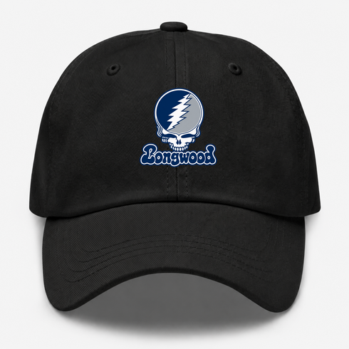 Longwood Stealie Premium Unisex Dad Hat — Design: Longwood University — Black