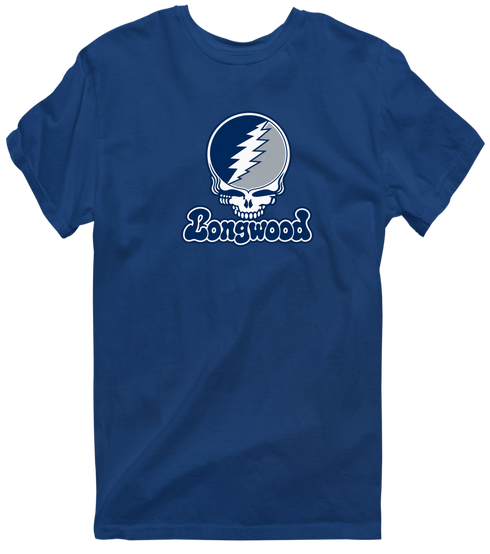 Longwood Stealie Premium Unisex T-Shirt — Design: Longwood University — Navy